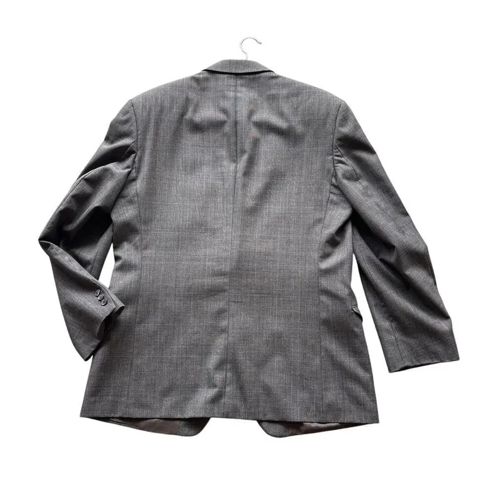 Pierre Balmain Vintage Men's Gray Two-Piece Suit Size 42R W36 - Read